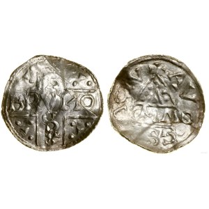 Niemcy, denar, 1010-1029, Augsburg, mincerz Im