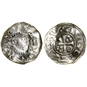 Niemcy, denar, 1009-1024, Augsburg