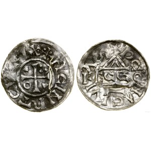 Niemcy, denar, 1002-1009, Ratyzbona, mincerz Ag