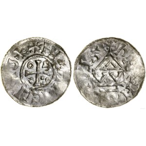 Niemcy, denar, 1002-1009, Ratyzbona, mincerz Viga