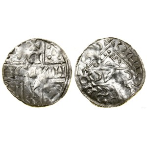 Niemcy, denar, 1018-1026, Ratyzbona, mincerz Anti
