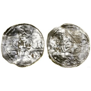Niemcy, denar, 1018-1026, Ratyzbona, mincerz Aza