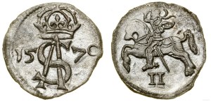 Poland, dwudenar, 1570, Vilnius