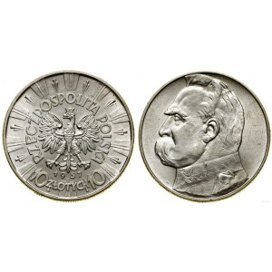 Poland, 10 zloty, 1937, Warsaw