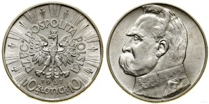 Poland, 10 zloty, 1937, Warsaw