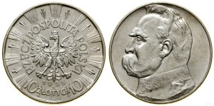 Poland, 10 zloty, 1938, Warsaw