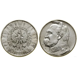 Poland, 10 zloty, 1938, Warsaw