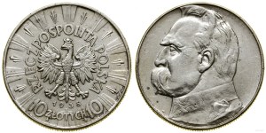 Poland, 10 zloty, 1938, Warsaw