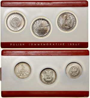Poland, set: 3 x 10 gold, 1968-1970, Warsaw