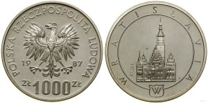 Poland, 1,000 zloty, 1987, Warsaw