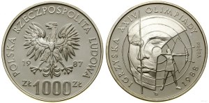 Poland, 1,000 zloty, 1987, Warsaw