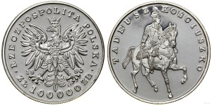 Poland, 100,000 gold, 1990, Solidarity Mint (USA)