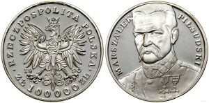 Poland, 100,000 gold, 1990, Solidarity Mint (USA)