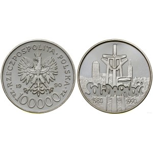 Poľsko, 100 000 PLN, 1990, Varšava