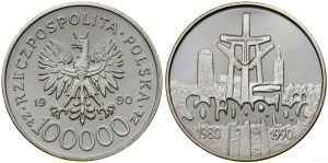 Poland, 100,000 zloty, 1990, Warsaw