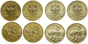 Poland, set of 4 x 2 gold, Warsaw