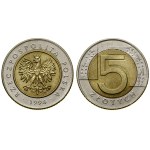 Pologne, grappe de pièces polonaises 1990-1995, Varsovie
