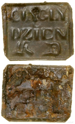 Poland, token for work from an unspecified dominion (K-D), 19th century.