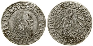 Ducal Prussia (1525-1657), penny, 1545, Königsberg