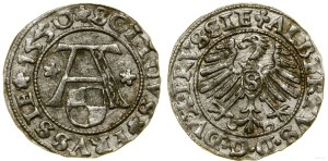 Ducal Prussia (1525-1657), shilling, 1550, Königsberg