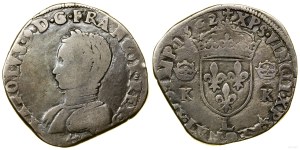 France, teston, 1562, Bayonne