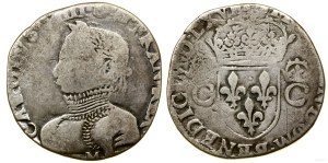 France, teston, 1566, Toulouse