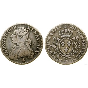 Francja, 1/10 ecu, 1784 A, Paryż