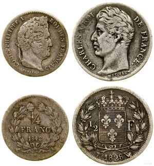 France, set of 2 coins