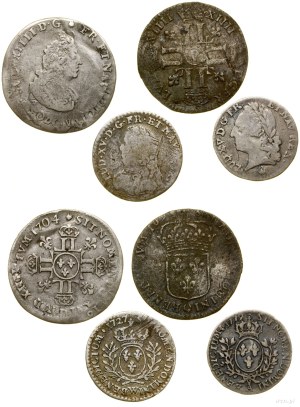 France, set of 4 coins