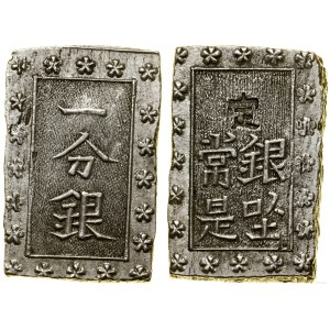 Japonia, 1 Bu srebrny (Ichibu Gin), bez daty (1859-1868)