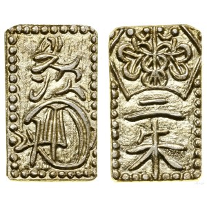 Japonia, 2 shu (Nishu gin), bez daty (1860-1869)