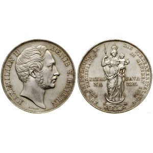 Niemcy, 2 guldeny (Doppelgulden), 1855, Monachium
