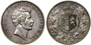 Germany, two-dollar = 3 1/2 guilders, 1856 B, Brunswick