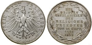 Germany, 2 guilders (Doppelgulden), 1855, Frankfurt