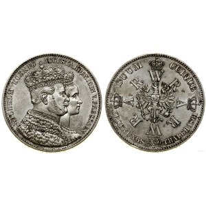 Niemcy, talar koronacyjny (Vereinstaler), 1861 A, Berlin