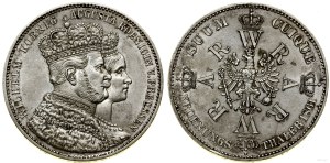 Germany, coronation thaler (Vereinstaler), 1861 A, Berlin