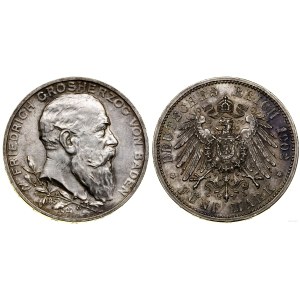 Niemcy, 5 marek, 1902, Karlsruhe