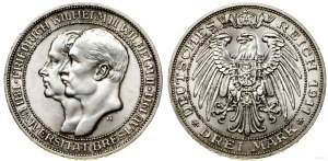 Niemcy, 3 marki, 1911, Berlin