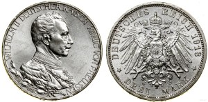 Niemcy, 3 marki, 1913 A, Berlin