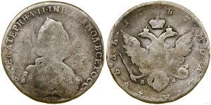Russia, ruble, 1787 СПБ ЯА, St. Petersburg