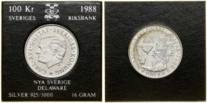 Sweden, 100 kroner, 1988, Eskilstuna