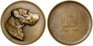 Finland, medal of the Finnish Fox Terrier Club, 1907.