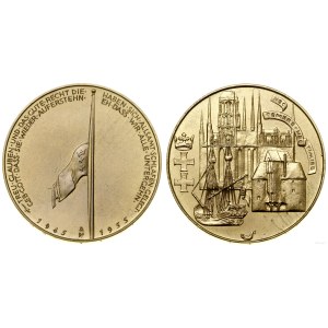 Niemcy, medal upamiętniający 10. rocznicę zakończenia II wojny światowej i utraty Gdańska, 1955