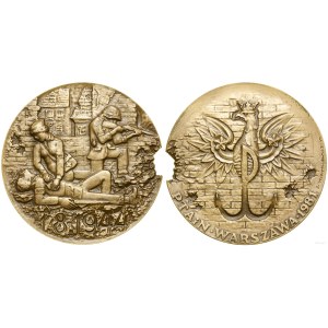 Poland, 1944 Warsaw Uprising Medal, 1982, Warsaw