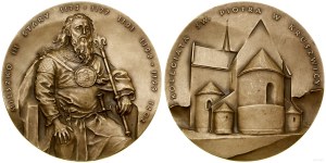 Poland, medal from the royal series of the Koszalin branch of PTAiN - Mieszko III the Old, 1990, Warsaw