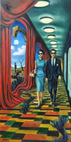 Anna GRUDZIEŃ (pseud. b. 1979), A perfectly normal sea of reality, 2025