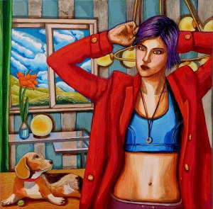 Anna MARCINIAK (b. 1984), Red Coat, 2025