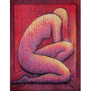 Bohdan Wincenty ŁOBODA (b. 1952), Wild roses - nude, 2025
