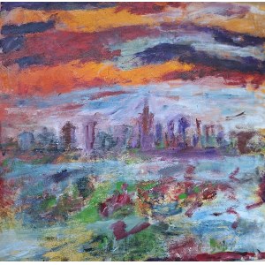 Tadeusz Kobylarski, View of Manhattan