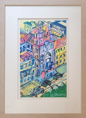 Edward Dwurnik, Warsaw Krakowskie Przedmieście Street